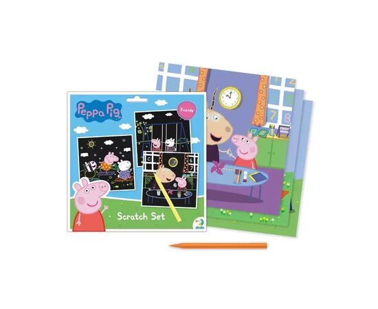 Набор для творчества DoDo гравюр Peppa Pig 3 шт (200186)