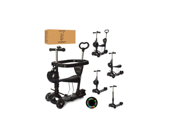 Самокат iTrike 5 в 1 Maxi black (JR 3-027-B black), изображение 2 Самокат iTrike 5 в 1 Maxi black (JR 3-027-B black), изображение 2