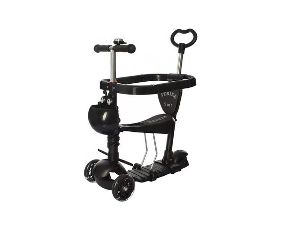 Самокат iTrike 5 в 1 Maxi black (JR 3-027-B black)