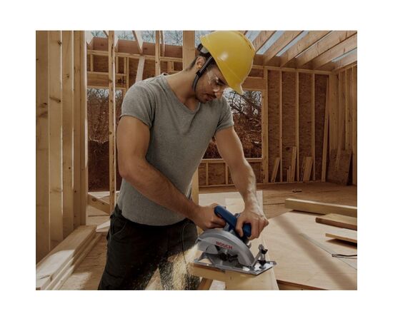 Дисковая пила Bosch GKS 140 + Пильный диск Eco for wood (0.601.6B3.020), изображение 3 Дисковая пила Bosch GKS 140 + Пильный диск Eco for wood (0.601.6B3.020), изображение 3