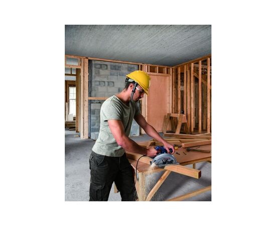 Дисковая пила Bosch GKS 140 + Пильный диск Eco for wood (0.601.6B3.020), изображение 4 Дисковая пила Bosch GKS 140 + Пильный диск Eco for wood (0.601.6B3.020), изображение 4