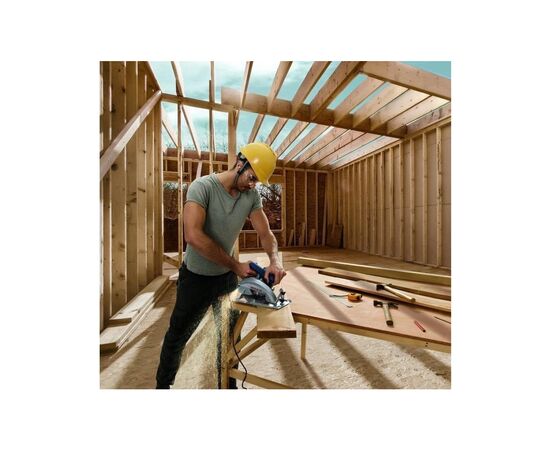 Дисковая пила Bosch GKS 140 + Пильный диск Eco for wood (0.601.6B3.020), изображение 6 Дисковая пила Bosch GKS 140 + Пильный диск Eco for wood (0.601.6B3.020), изображение 6