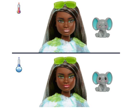 Лялька Barbie Cutie Reveal Друзі з джунглів Слоненя (HKP98), зображення 4 Лялька Barbie Cutie Reveal Друзі з джунглів Слоненя (HKP98), зображення 4