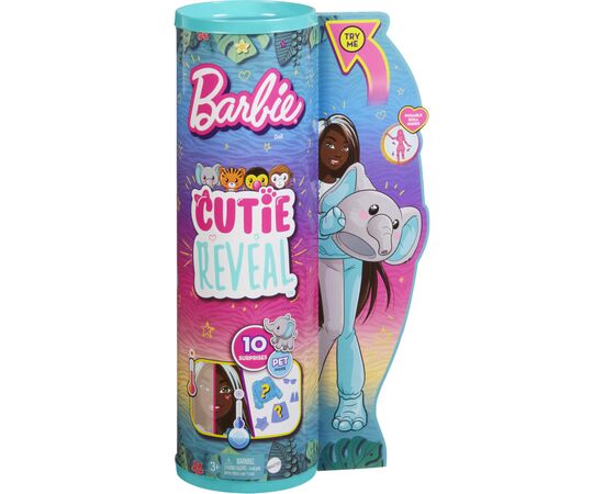 Лялька Barbie Cutie Reveal Друзі з джунглів Слоненя (HKP98)