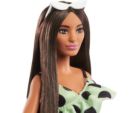 Лялька Barbie Модниця в комбінезоні кольору лайм в горошок (HJR99), зображення 3 Лялька Barbie Модниця в комбінезоні кольору лайм в горошок (HJR99), зображення 3