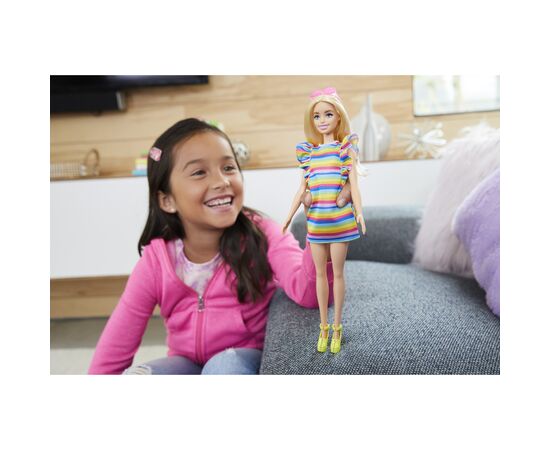 Лялька Barbie Модниця з брекетами у смугастій сукні (HJR96), зображення 6 Лялька Barbie Модниця з брекетами у смугастій сукні (HJR96), зображення 6
