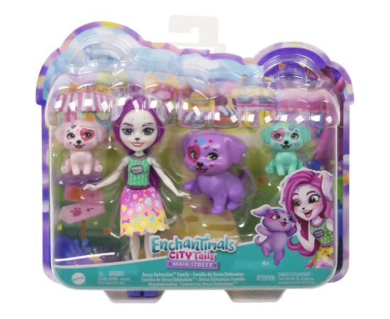 Кукла Enchantimals Семья далматинца Десси (HKN14), изображение 3 Кукла Enchantimals Семья далматинца Десси (HKN14), изображение 3