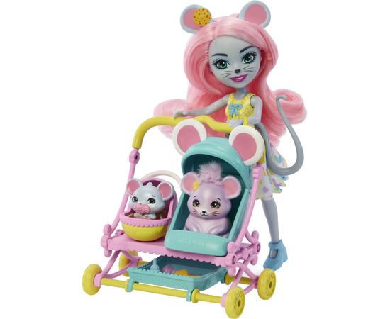 Кукла Enchantimals Семья мышонка Маурии (HKR57), изображение 3 Кукла Enchantimals Семья мышонка Маурии (HKR57), изображение 3