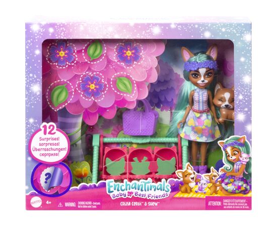 Кукла Enchantimals Друзья-малыши Кролик Бри и Твист (HLK86), изображение 2 Кукла Enchantimals Друзья-малыши Кролик Бри и Твист (HLK86), изображение 2
