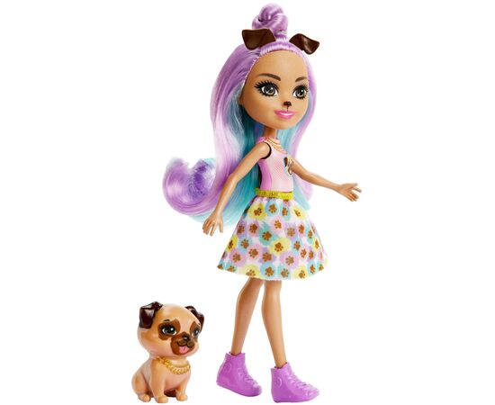 Кукла Enchantimals Мопсик Пенни (HKN11), изображение 2 Кукла Enchantimals Мопсик Пенни (HKN11), изображение 2