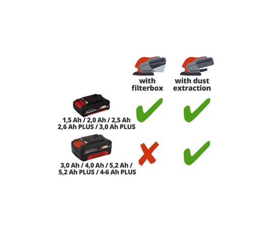 Шлифовальная машина Einhell TE-OS 18/150 Li-Solo (без АКБ и ЗУ) (4460708), изображение 9 Шлифовальная машина Einhell TE-OS 18/150 Li-Solo (без АКБ и ЗУ) (4460708), изображение 9