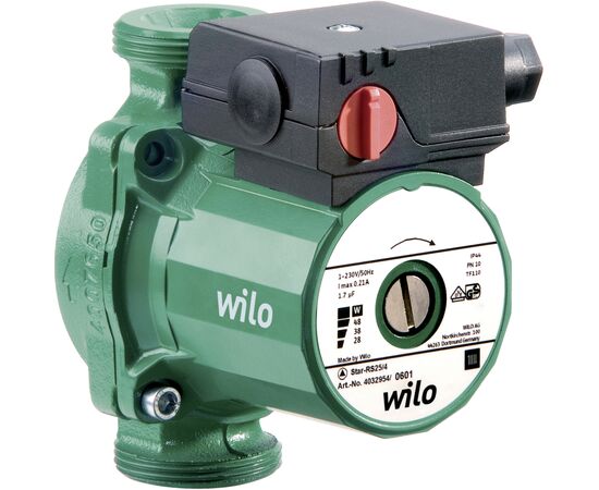 Циркуляционный насос Wilo Star-RS 15/4-130, 1", 10 бар, 130 мм, 48 Вт, 230V (4063802)