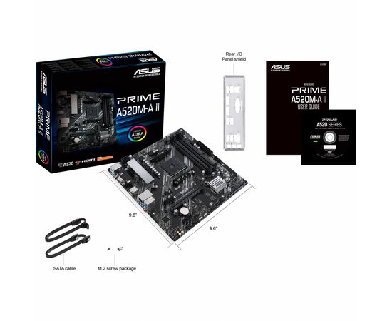 Материнская плата ASUS PRIME A520M-A II, изображение 6 Материнская плата ASUS PRIME A520M-A II, изображение 6