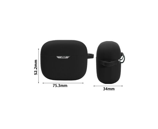 Чехол для наушников BeCover Silicon для JBL Tune 230 NC TWS Black (708608), изображение 2 Чехол для наушников BeCover Silicon для JBL Tune 230 NC TWS Black (708608), изображение 2