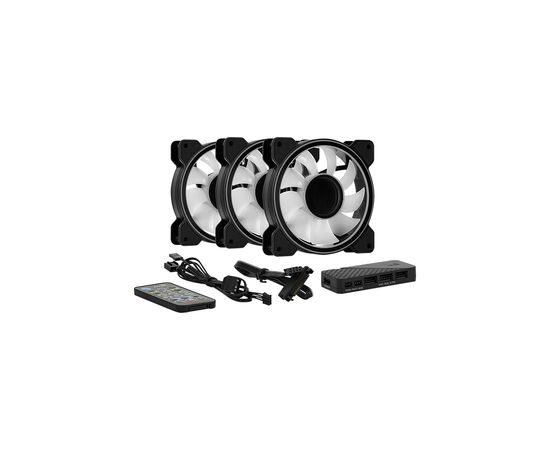 Кулер для корпуса AeroCool Mirage 12 ARGB Pro (ACF3-MR10227.11), изображение 2 Кулер для корпуса AeroCool Mirage 12 ARGB Pro (ACF3-MR10227.11), изображение 2