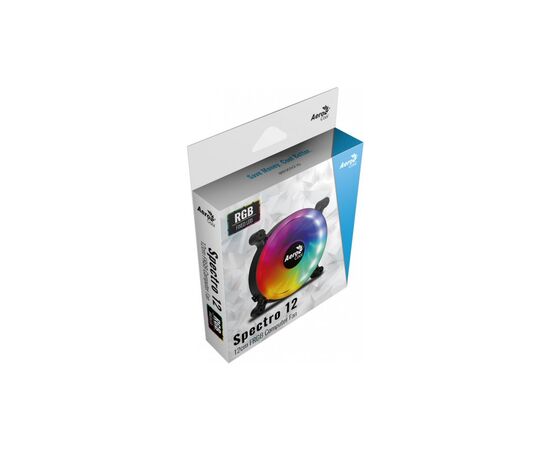 Кулер для корпуса AeroCool Spectro 12 FRGB (ACF3-NA10217.11), изображение 8 Кулер для корпуса AeroCool Spectro 12 FRGB (ACF3-NA10217.11), изображение 8