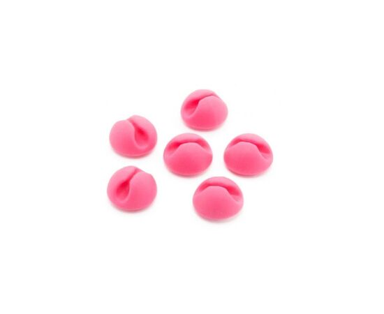 Тримач для кабелю Extradigital CC-908 Cable Clips mini, Pink (KBC1697)