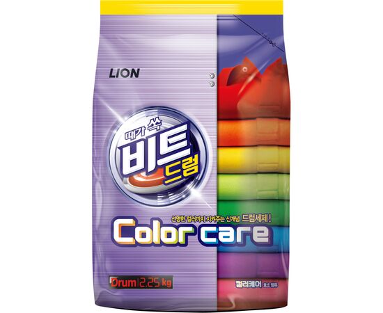 Стиральный порошок Lion Beat Drum Color 2.25 кг (8806325609339)