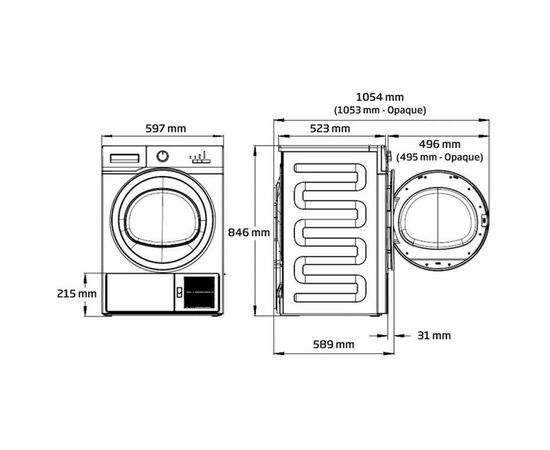 Сушильная машина Beko DS8433RX, изображение 2 Сушильная машина Beko DS8433RX, изображение 2