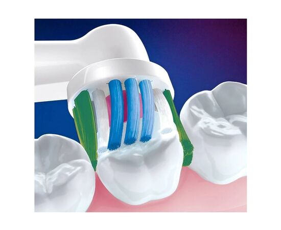 Насадка для зубної щітки Oral-B 3D White EB18RB CleanMaximiser (4), зображення 4 Насадка для зубної щітки Oral-B 3D White EB18RB CleanMaximiser (4), зображення 4