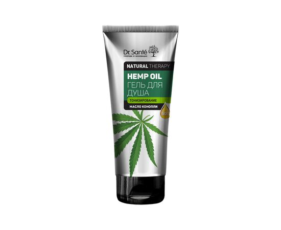 Гель для душа Dr. Sante Natural Therapy Hemp Oil Тонизирование 200 мл (4823015942983)