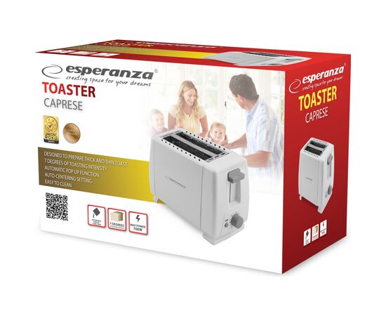 Тостер Esperanza EKT001, изображение 3 Тостер Esperanza EKT001, изображение 3