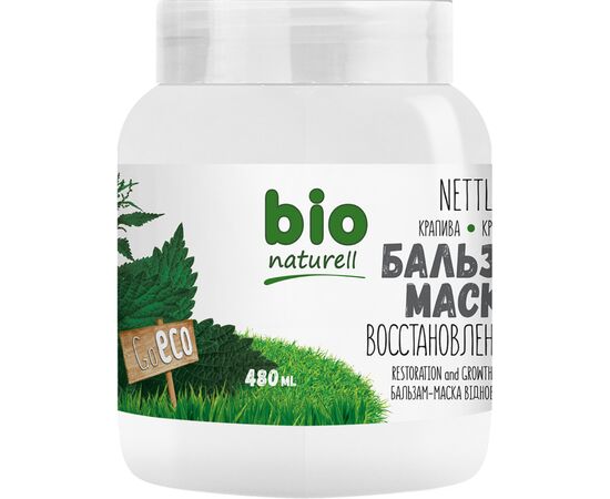 Маска для волосся Bio Naturell Кропива Відновлення і ріст 480 мл (4820168432057)