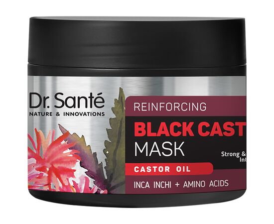 Маска для волос Dr. Sante Black Castor Oil 300 мл (8588006040463)