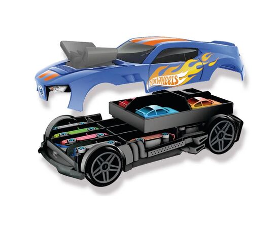 Ігровий набір Hot Wheels Гоночний автомобіль-гараж 2 в 1 (HWCC15), зображення 3 Ігровий набір Hot Wheels Гоночний автомобіль-гараж 2 в 1 (HWCC15), зображення 3