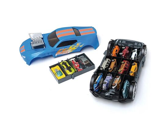 Ігровий набір Hot Wheels Гоночний автомобіль-гараж 2 в 1 (HWCC15), зображення 4 Ігровий набір Hot Wheels Гоночний автомобіль-гараж 2 в 1 (HWCC15), зображення 4
