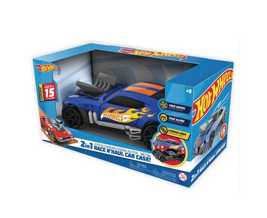 Игровой набор Hot Wheels Гоночный автомобиль-гараж 2 в 1 (HWCC15)