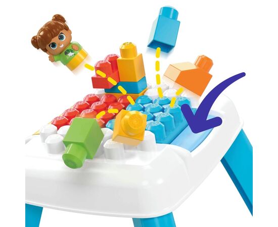 Конструктор Mega Bloks Развивающий конструктор-столик (HHM99), изображение 4 Конструктор Mega Bloks Развивающий конструктор-столик (HHM99), изображение 4