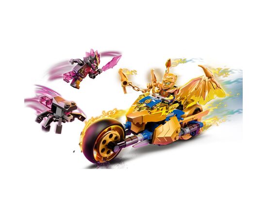Конструктор LEGO Ninjago Мотоцикл золотого дракона Джея 137 детали (71768), изображение 2 Конструктор LEGO Ninjago Мотоцикл золотого дракона Джея 137 детали (71768), изображение 2