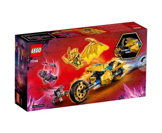 Конструктор LEGO Ninjago Мотоцикл золотого дракона Джея 137 детали (71768), изображение 7 Конструктор LEGO Ninjago Мотоцикл золотого дракона Джея 137 детали (71768), изображение 7