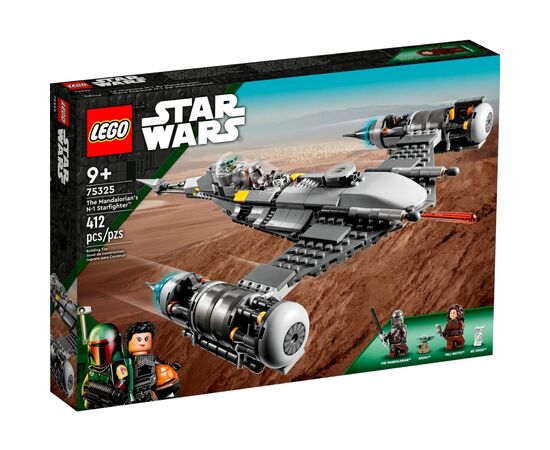 Конструктор LEGO Star Wars Мандалорський зоряний винищувач N-1, 412 деталей (75325)