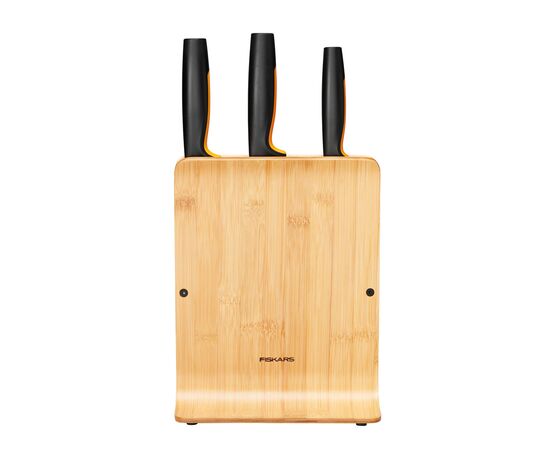 Набор ножей Fiskars Functional Form Bamboo 3 шт (1057553), изображение 4 Набор ножей Fiskars Functional Form Bamboo 3 шт (1057553), изображение 4