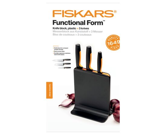 Набор ножей Fiskars Functional Form 3 шт (1057555), изображение 3 Набор ножей Fiskars Functional Form 3 шт (1057555), изображение 3