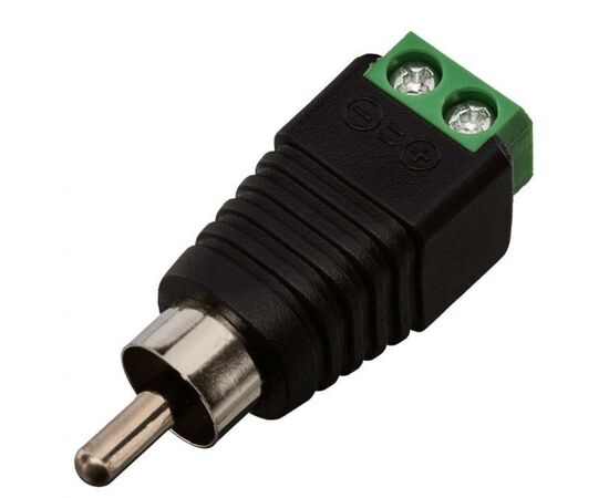 Конектор Greenvision RCA/M (male) (100 шт) (3573), зображення 2