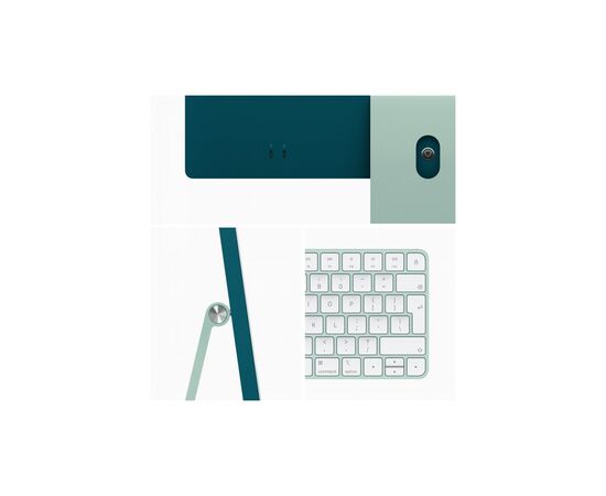 Комп'ютер Apple A2439 24" iMac Retina 4.5K / Apple M1 / Green (MJV83UA/A), зображення 4 Комп'ютер Apple A2439 24" iMac Retina 4.5K / Apple M1 / Green (MJV83UA/A), зображення 4