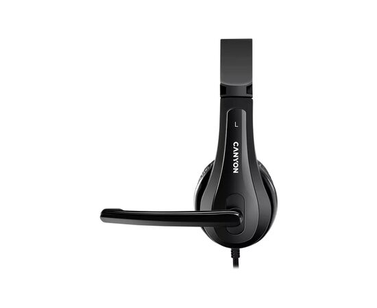 Наушники Canyon CHSU-1 USB Black (CNS-CHSU1B), изображение 2 Наушники Canyon CHSU-1 USB Black (CNS-CHSU1B), изображение 2