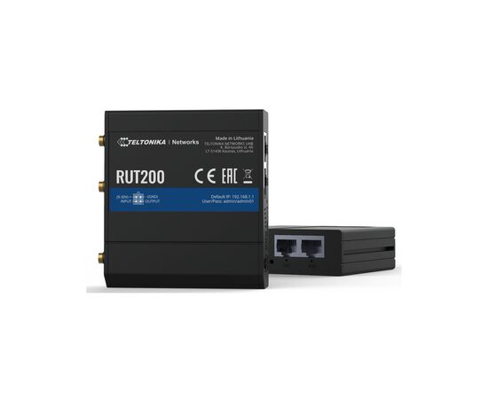 Маршрутизатор Teltonika RUT200, изображение 2 Маршрутизатор Teltonika RUT200, изображение 2