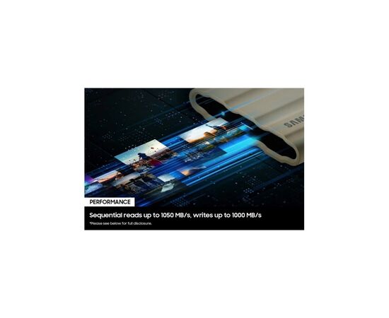 Накопитель SSD USB 3.2 1TB T7 Shield Samsung (MU-PE1T0K/EU), изображение 7 Накопитель SSD USB 3.2 1TB T7 Shield Samsung (MU-PE1T0K/EU), изображение 7