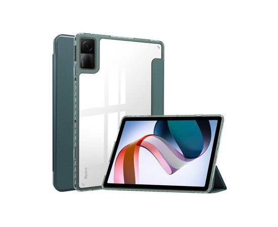 Чехол для планшета BeCover Soft Edge w\pencil mount Xiaomi Redmi Pad 10.61" 2022 Dark Green (708745), изображение 4 Чехол для планшета BeCover Soft Edge w\pencil mount Xiaomi Redmi Pad 10.61" 2022 Dark Green (708745), изображение 4