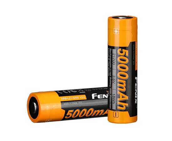 Аккумулятор Fenix 21700 V2.0 (ARB-L21-5000V20), изображение 3 Аккумулятор Fenix 21700 V2.0 (ARB-L21-5000V20), изображение 3