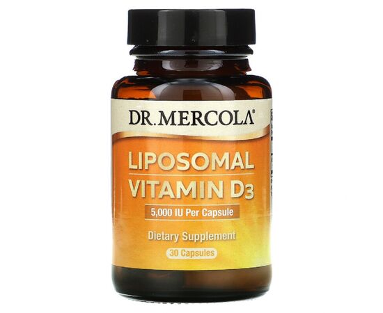 Вітамін Dr. Mercola Вітамін D3 Ліпосомальний, 5000 МО, Liposomal Vitamin D3, 30 (MCL-01699)