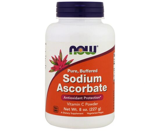 Витамин Now Foods Аскорбат натрия, Sodium Ascorbat, порошок, 227 г (NOW-00760)