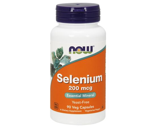 Мінерали Now Foods Селен 200 мкг, 90 гелевих капсул (NF1485)