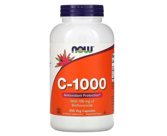 Вітамін Now Foods Вітамін C-1000, з 100 мг біофлавоноїдів, With 100 mg of Biof (NOW-00692)