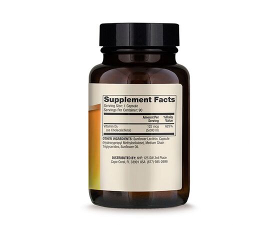 Витамин Dr. Mercola Витамин D3 Липосомальный, 5000 МЕ, Liposomal Vitamin D3, 90 (MCL-03200), изображение 2