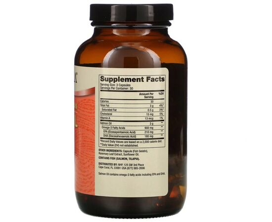 Жирні кислоти Dr. Mercola Жир дикого аляскинского лосося, Wild Caught Alaskan Salmon O (MCL-01845), зображення 2 Жирні кислоти Dr. Mercola Жир дикого аляскинского лосося, Wild Caught Alaskan Salmon O (MCL-01845), зображення 2